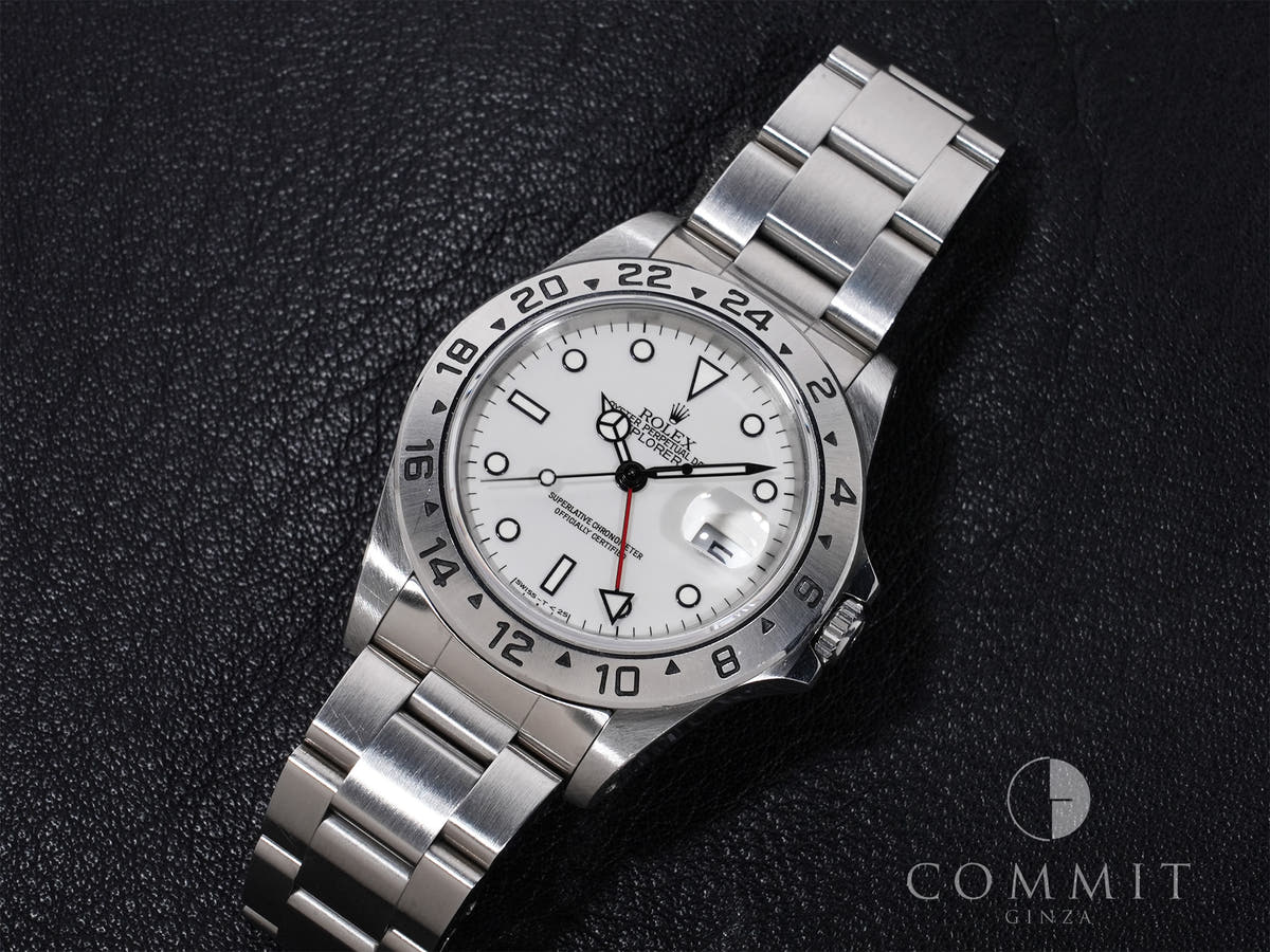 ロレックス エクスプローラーII Ref.16570 SS ホワイト文字盤 中古 cgymmvik