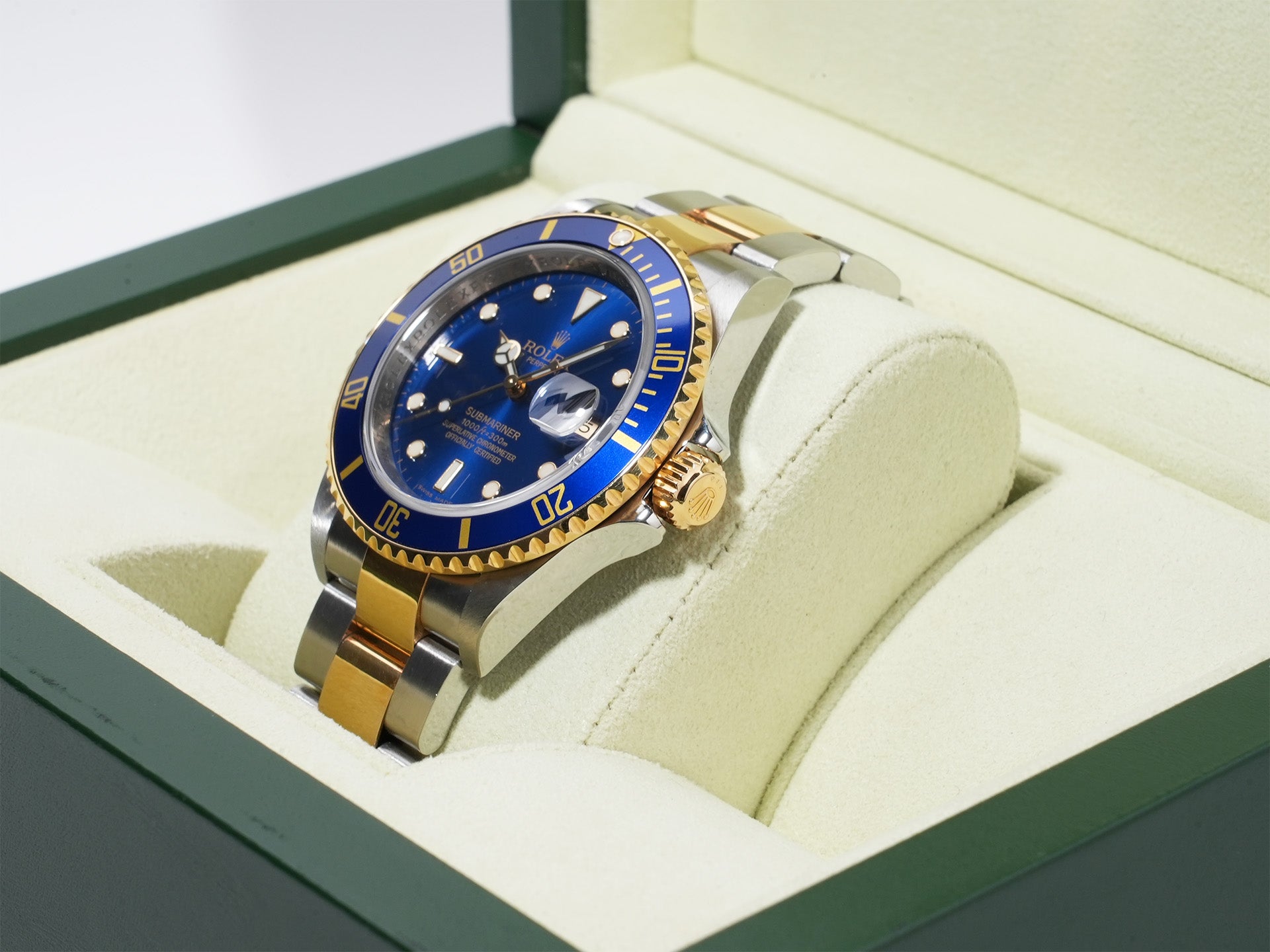 Rolex Submariner Date Ref.16613 SS/YG Blue Dial Used hycgo43b