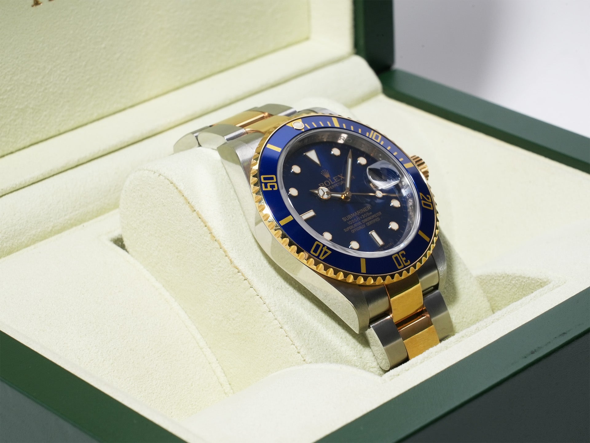 Rolex Submariner Date Ref.16613 SS/YG Blue Dial Used hycgo43b
