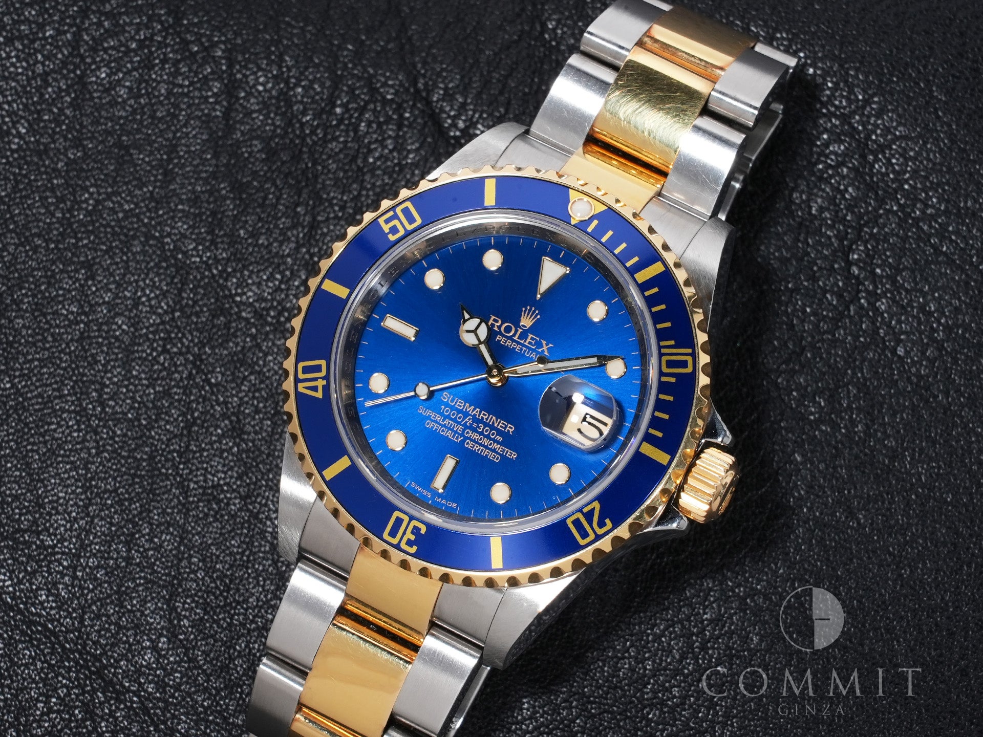 Rolex Submariner Date Ref.16613 SS/YG Blue Dial Used hycgo43b