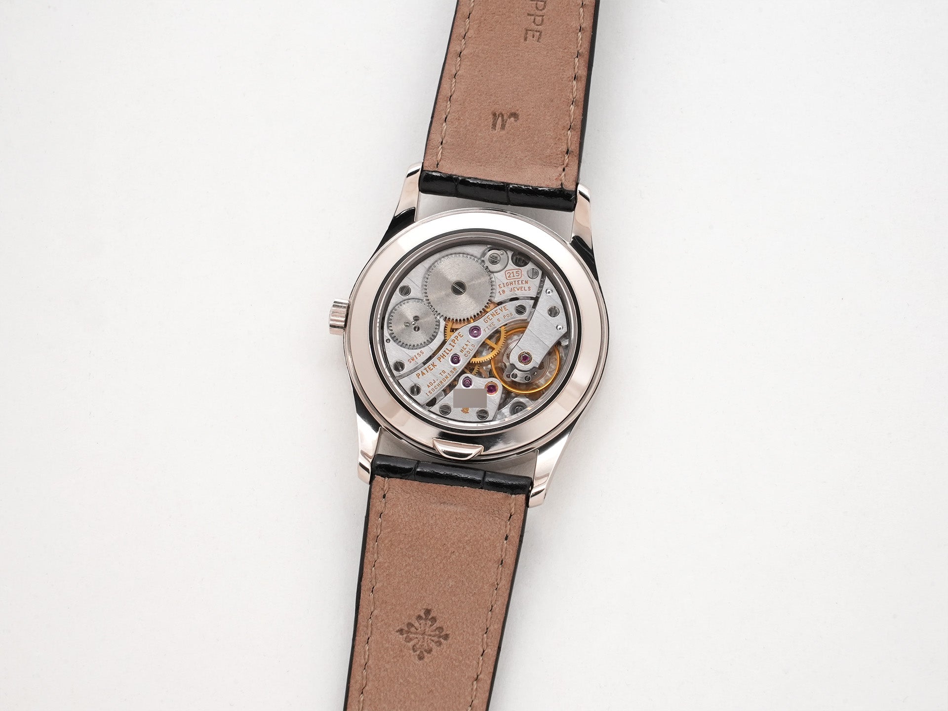 パテックフィリップ カラトラバ Ref.3796SG 18KWG ローズ文字盤 美中古 drzwww24