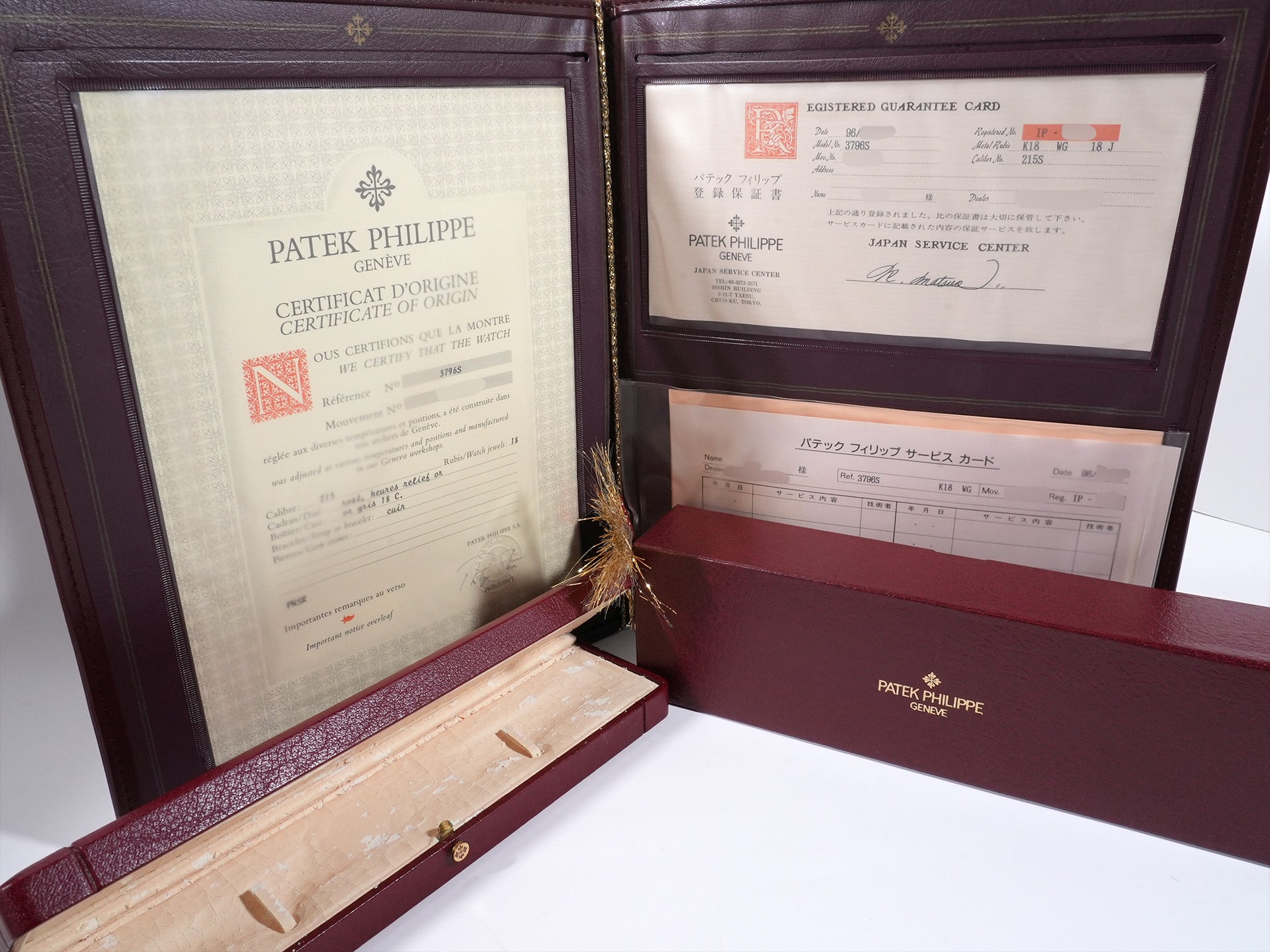 パテックフィリップ カラトラバ Ref.3796SG 18KWG ローズ文字盤 美中古 drzwww24