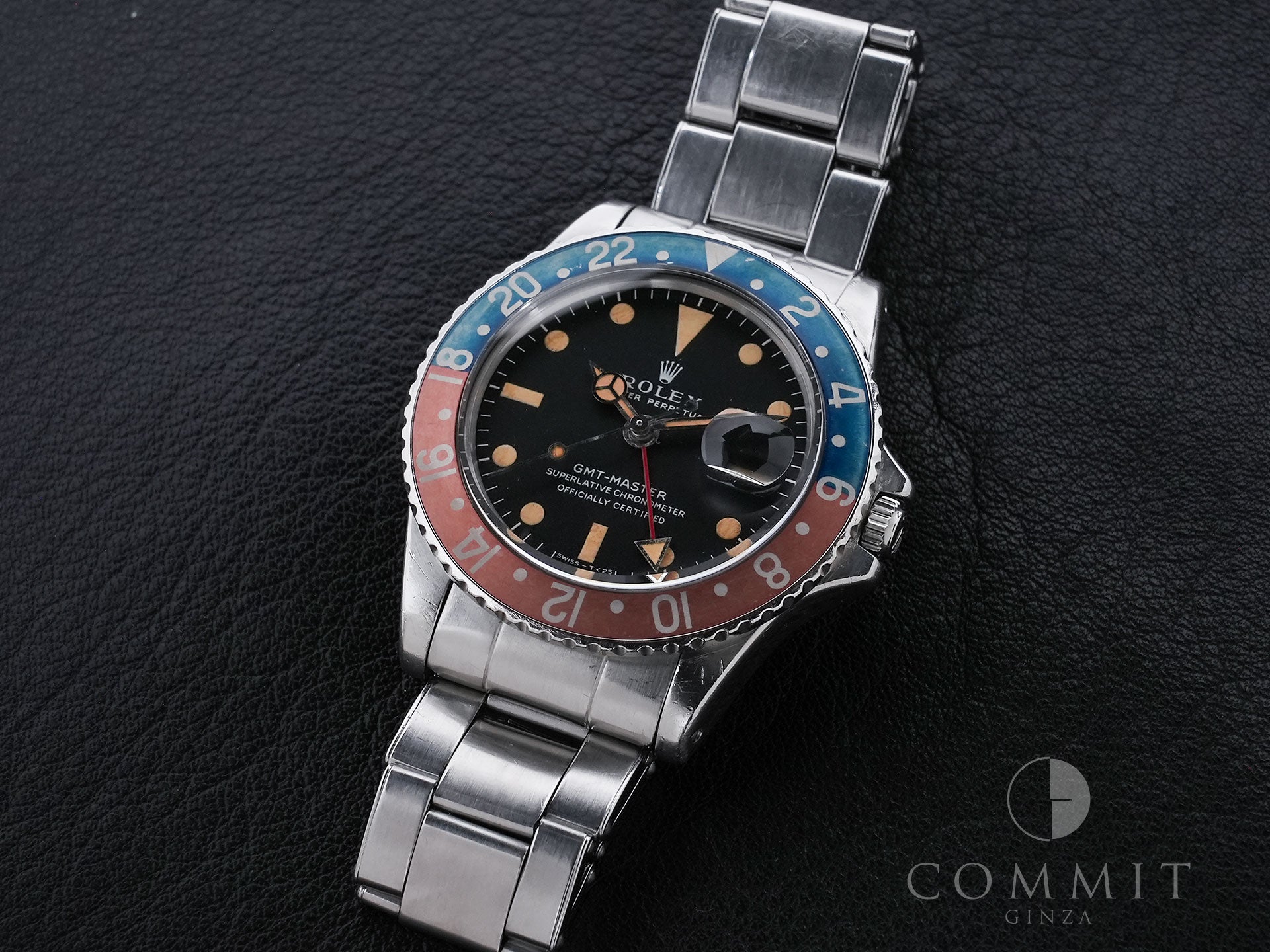 ロレックス GMTマスター Ref.1675 SS ブラック文字盤 中古 fuy48bu7