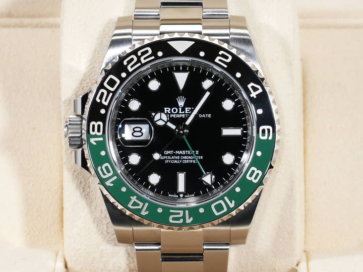 ロレックス GMTマスターII Ref.126720VTNR ステンレススチール ブラック文字盤 オイスターブレスレット