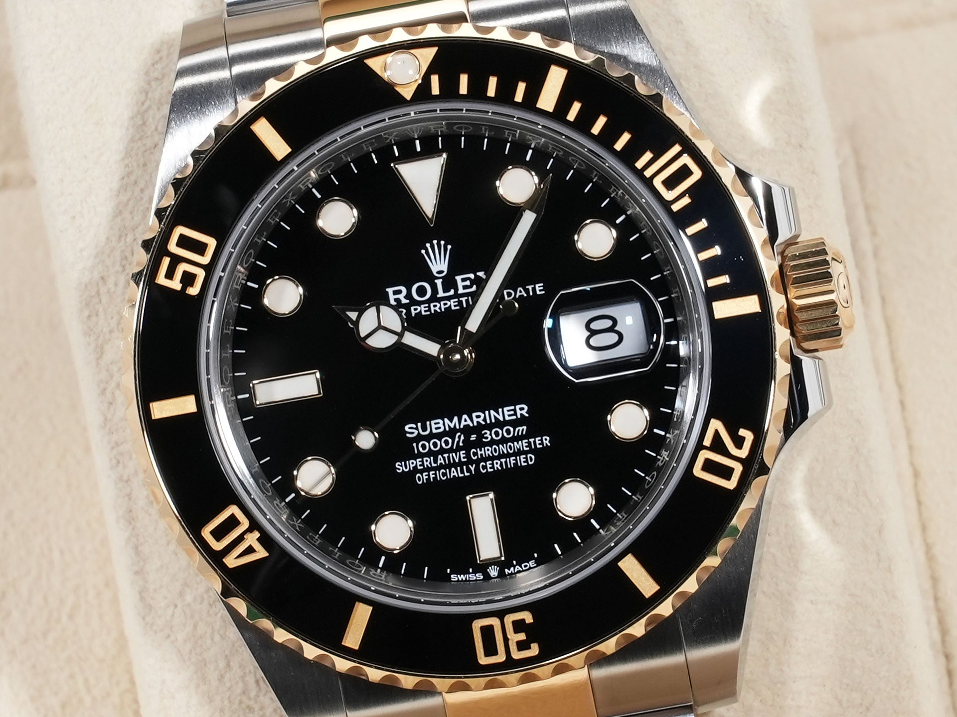 ロレックス サブマリーナー デイト Ref.126613LN SS/YG ブラック文字盤 美中古 oow74fzc