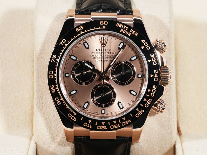Rolex Daytona Ref. 116515LN Everose Gold, Pink x Black Dial