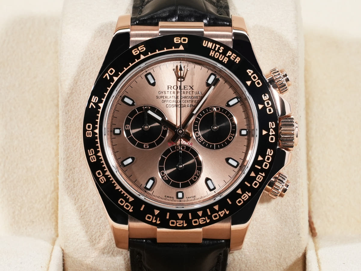 ロレックス デイトナ Ref.116515LN 18KERG ピンクxブラック文字盤 中古 dxwahghn
