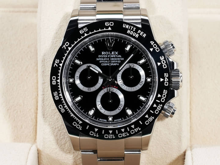 ロレックス デイトナ Ref.116500LN ステンレススチール ブラック文字盤