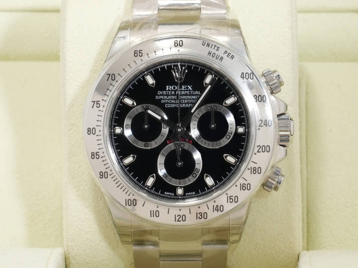Rolex Daytona Ref. 116520 Stainless Steel Black Dial