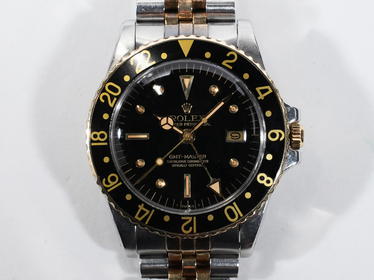 Rolex GMT Master Ref.1675/3 SS/YG Black Dial Jubilee Bracelet Used zobaitq2
