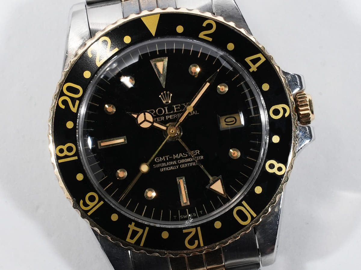 Rolex GMT Master Ref.1675/3 SS/YG Black Dial Jubilee Bracelet Used zobaitq2