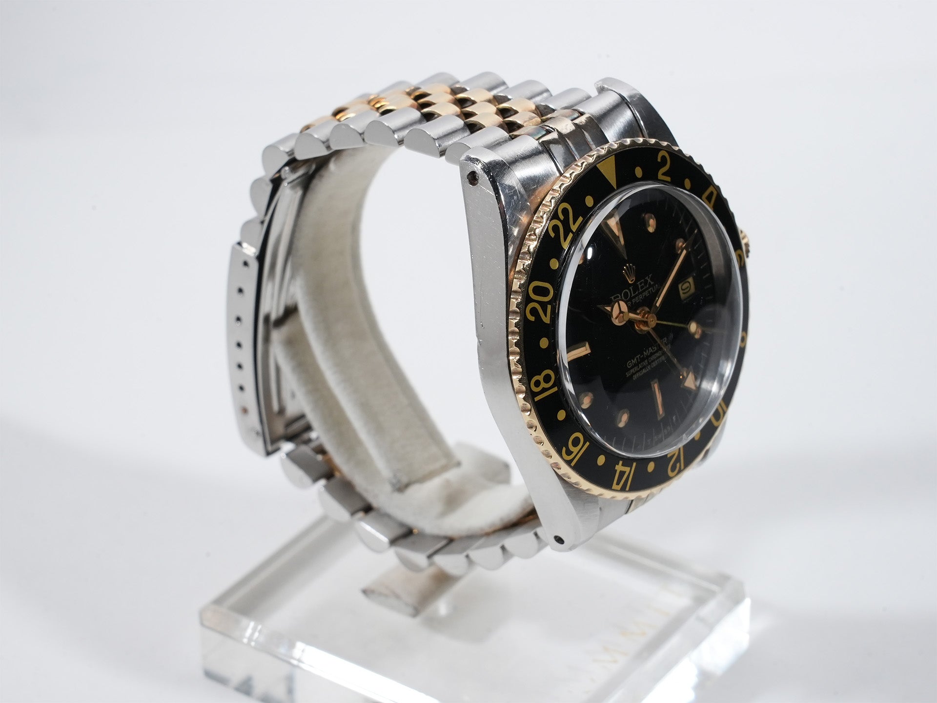 Rolex GMT Master Ref.1675/3 SS/YG Black Dial Jubilee Bracelet Used zobaitq2