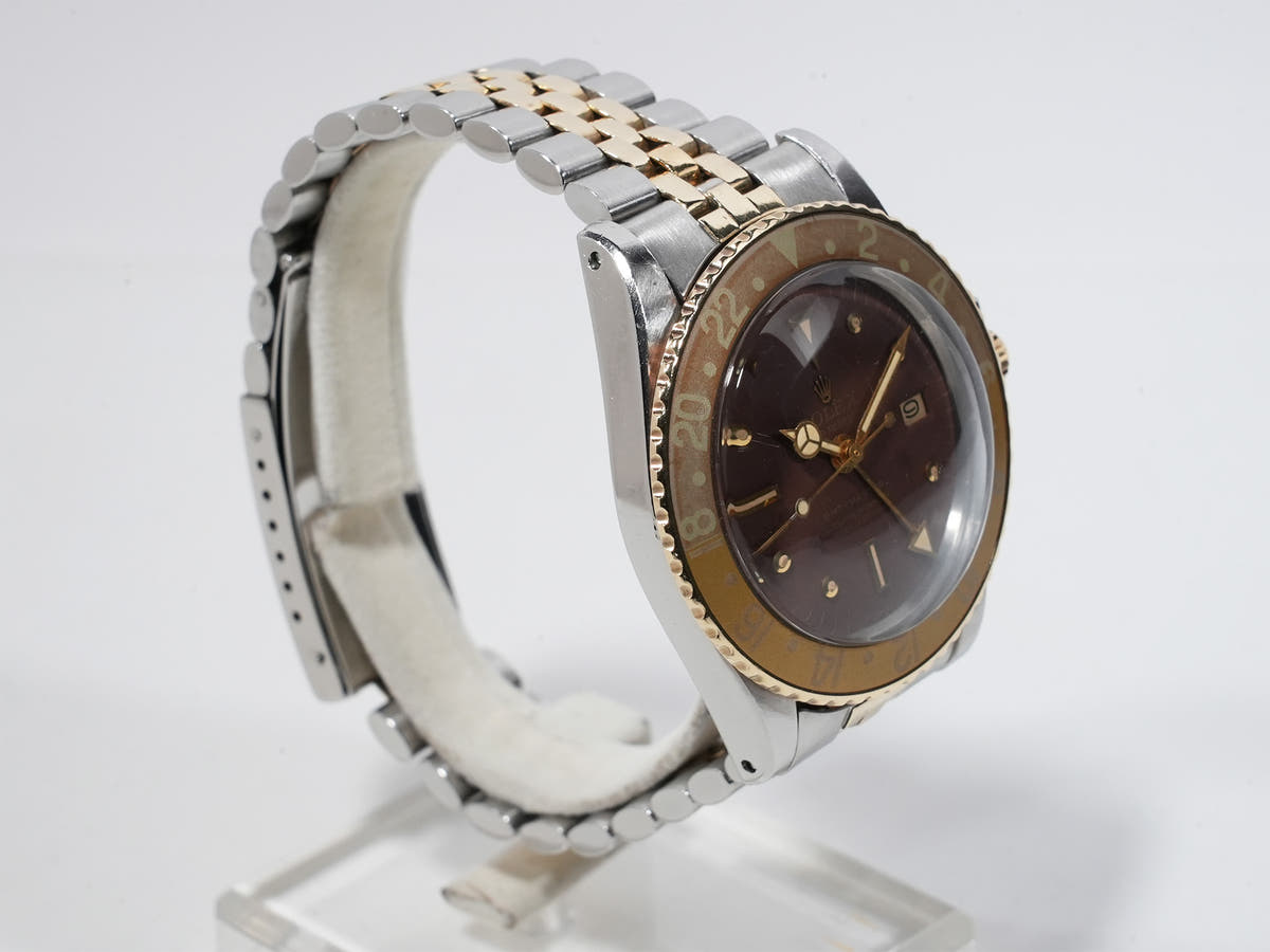 Rolex GMT Master Ref.1675/3 SS/YG Brown Dial Jubilee Bracelet Used 9prkj3mc