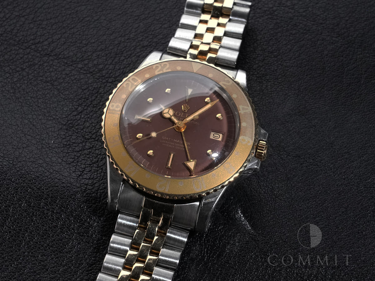 Rolex GMT Master Ref.1675/3 SS/YG Brown Dial Jubilee Bracelet Used 9prkj3mc