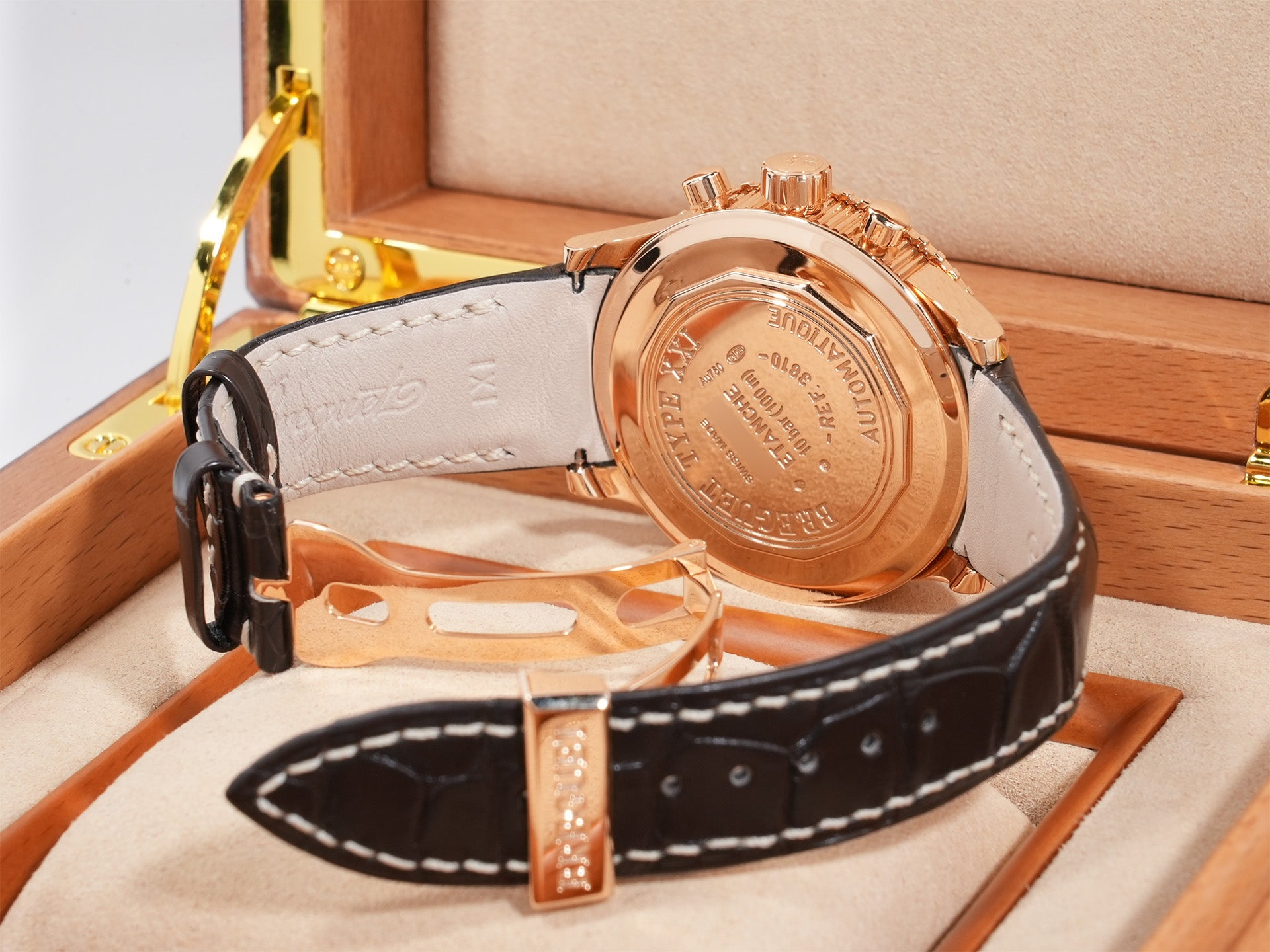 ブレゲ タイプ XXI Ref.3810BR/92/9ZU 18KRG ブラウン文字盤 美品 af3hkz4p