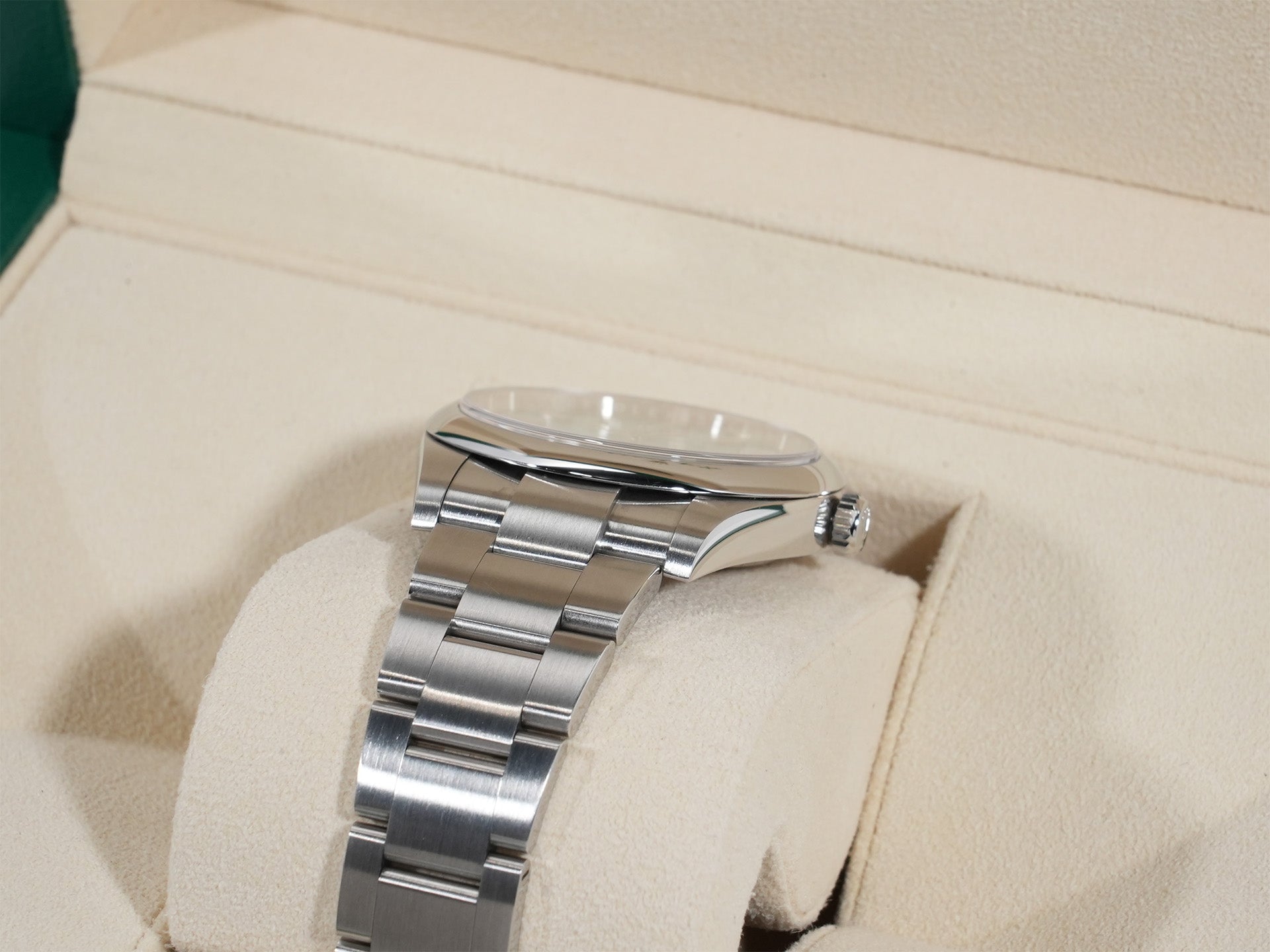 Rolex Oyster Perpetual 41 Ref.124300 SS Turquoise Dial Used tiiu3e9v