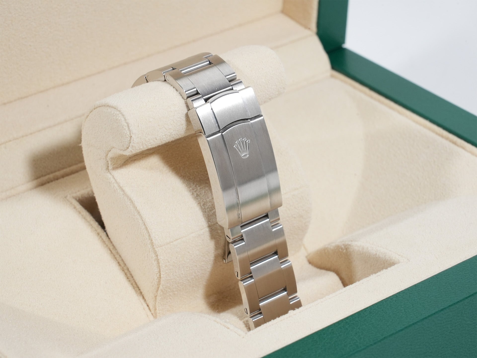 Rolex Oyster Perpetual 41 Ref.124300 SS Turquoise Dial Used tiiu3e9v