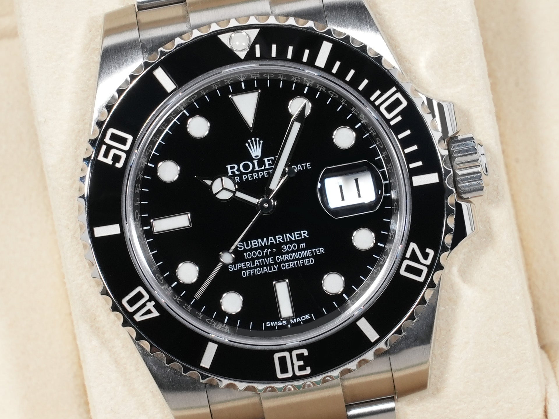 ロレックス サブマリーナー デイト Ref.116610LN ステンレススチール ブラック文字盤
