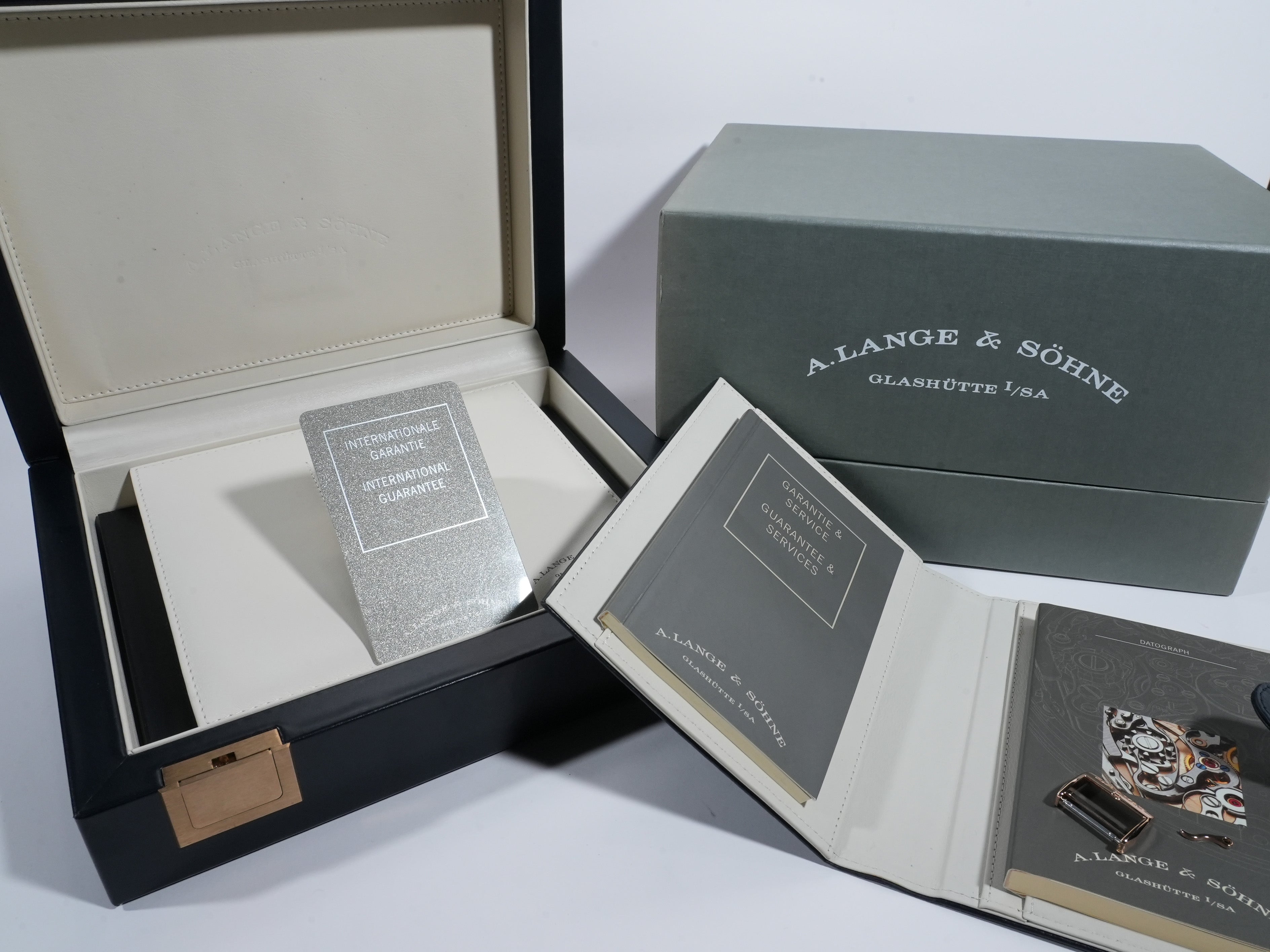 A.ランゲ＆ゾーネ ダトグラフ Ref.403.031 18KPG ブラック文字盤 美品 5qdvi4f6