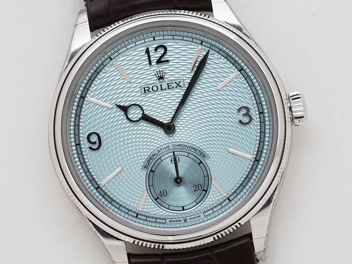 ロレックス 1908 Ref.52506 プラチナ アイスブルー文字盤