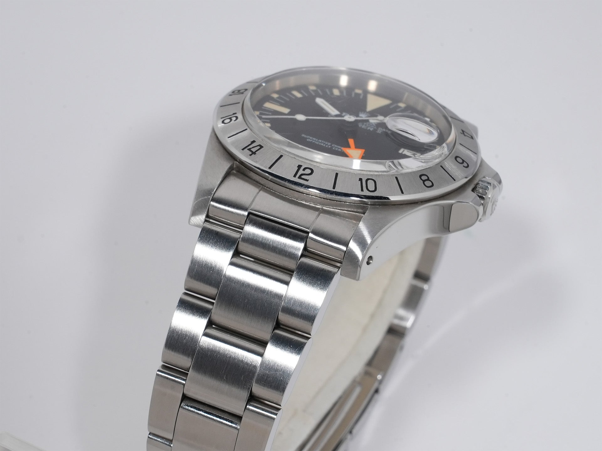 ロレックス エクスプローラーII Ref.1655 SS ブラック文字盤 中古 3fg5m5vt