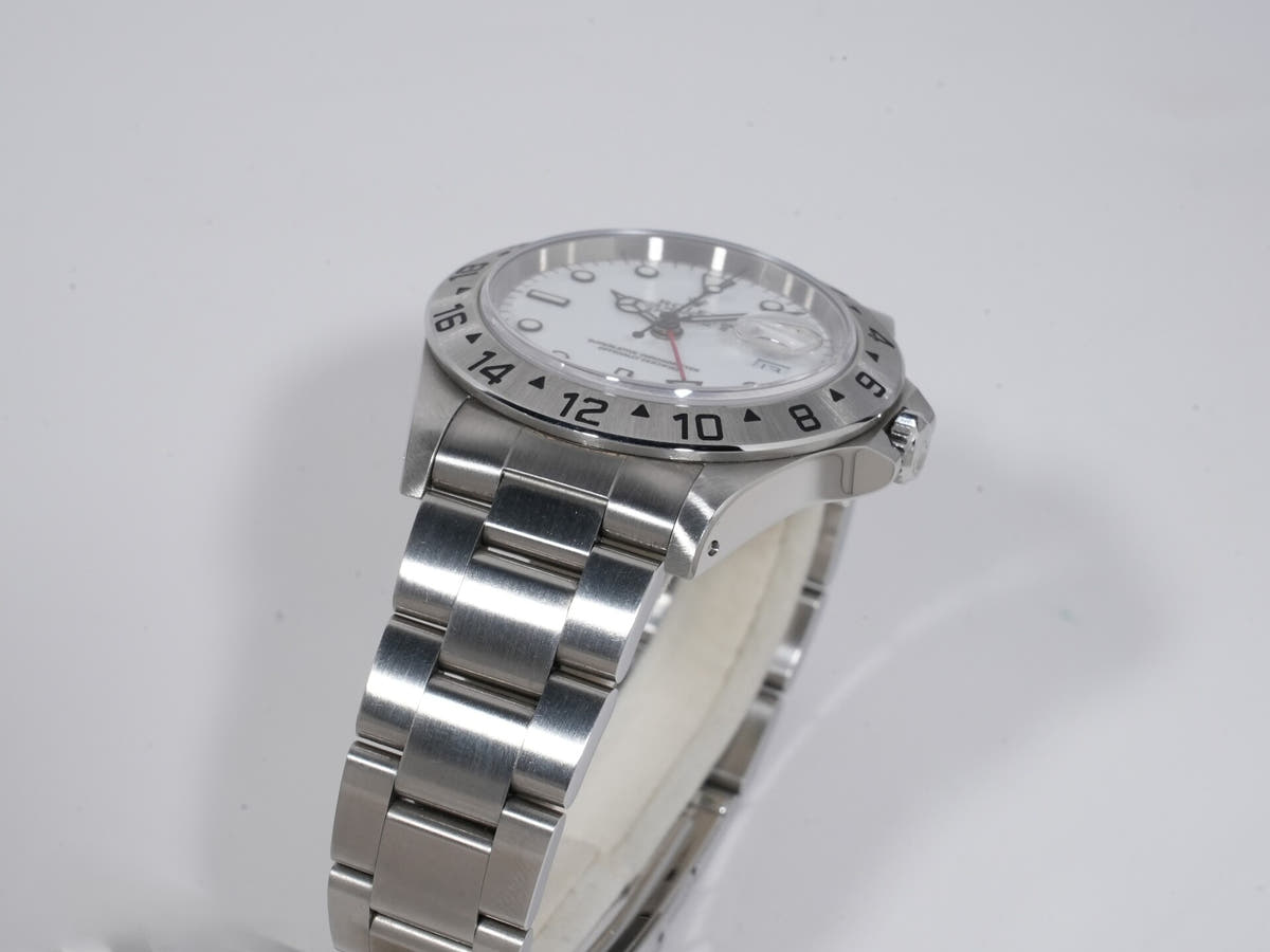 ロレックス エクスプローラーII Ref.16570 SS ホワイト文字盤 中古 hkheqp4d