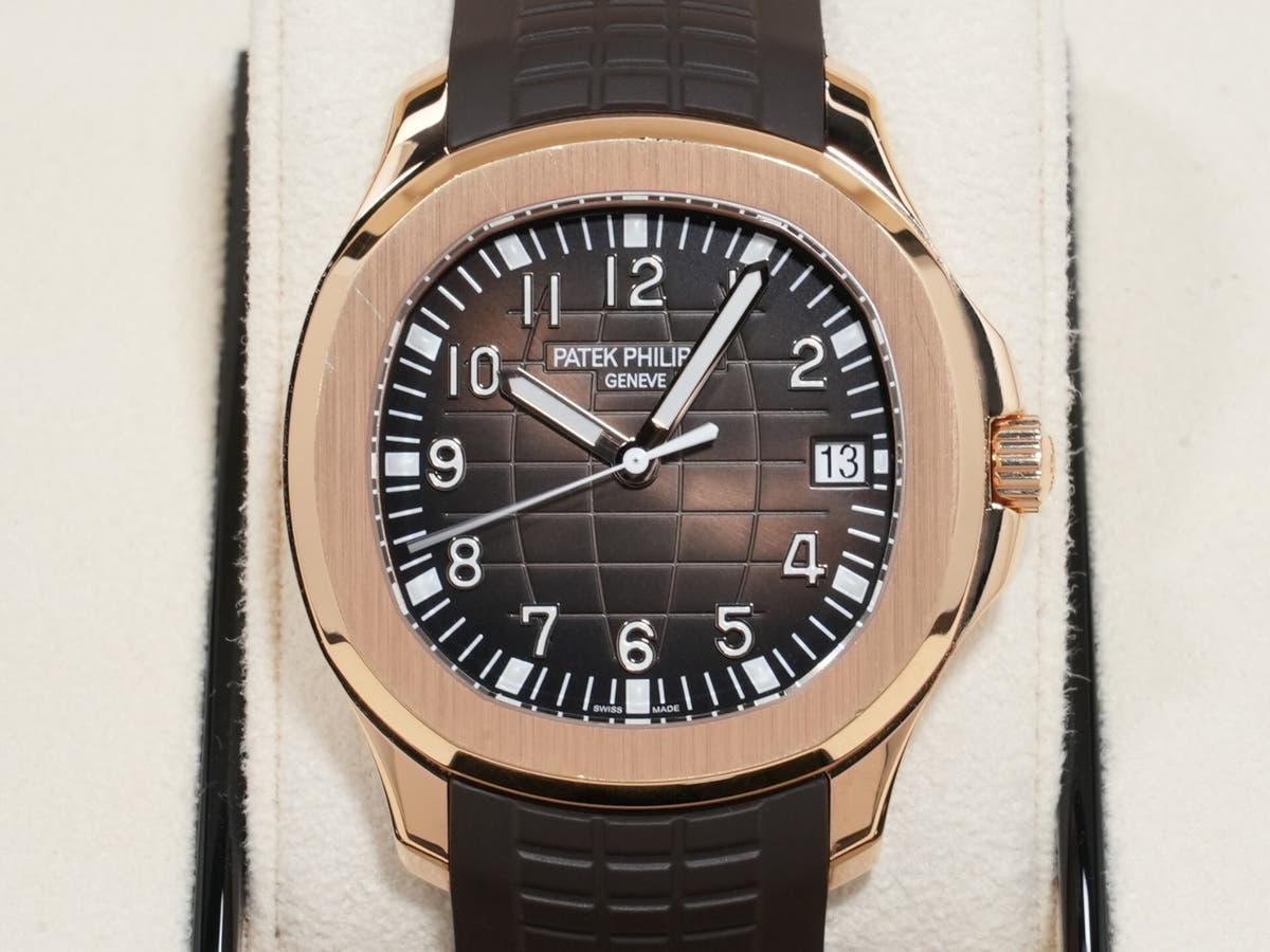 パテックフィリップ アクアノート Ref.5167R-001 18KRG ブラウン文字盤 中古 oc7r7kpf