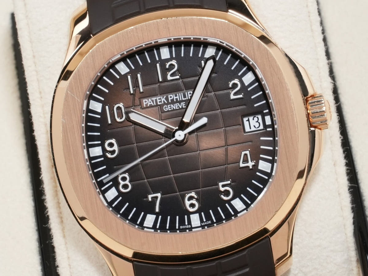 パテックフィリップ アクアノート Ref.5167R-001 18KRG ブラウン文字盤 中古 oc7r7kpf