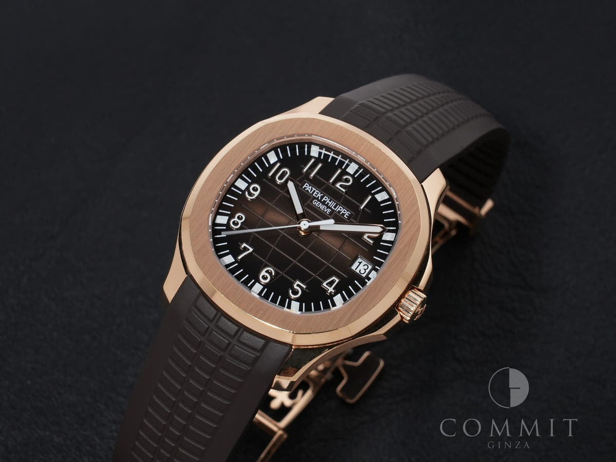パテックフィリップ アクアノート Ref.5167R-001 18KRG ブラウン文字盤 中古 oc7r7kpf