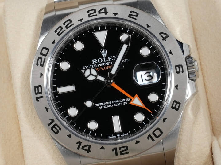 ロレックス エクスプローラーII Ref.226570 ステンレススチール ブラック文字盤