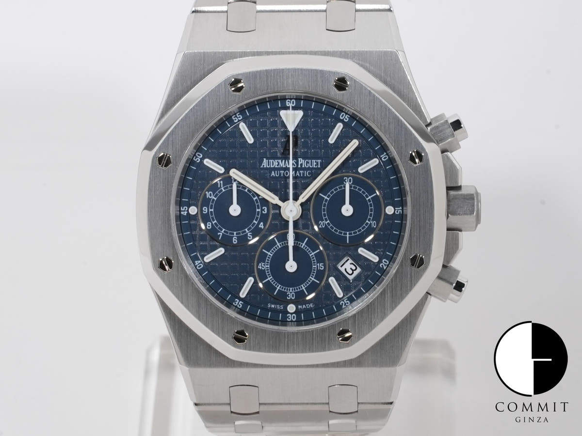 オーデマピゲ ロイヤルオーク クロノグラフ Ref.25860ST.OO.1110ST.04 ステンレススチール ブルー文字盤