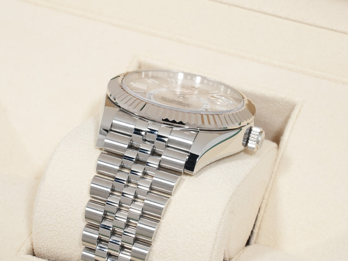 Rolex Sky-Dweller Ref.326934 SS/WG White Dial Jubilee Bracelet Used 6iumhq27