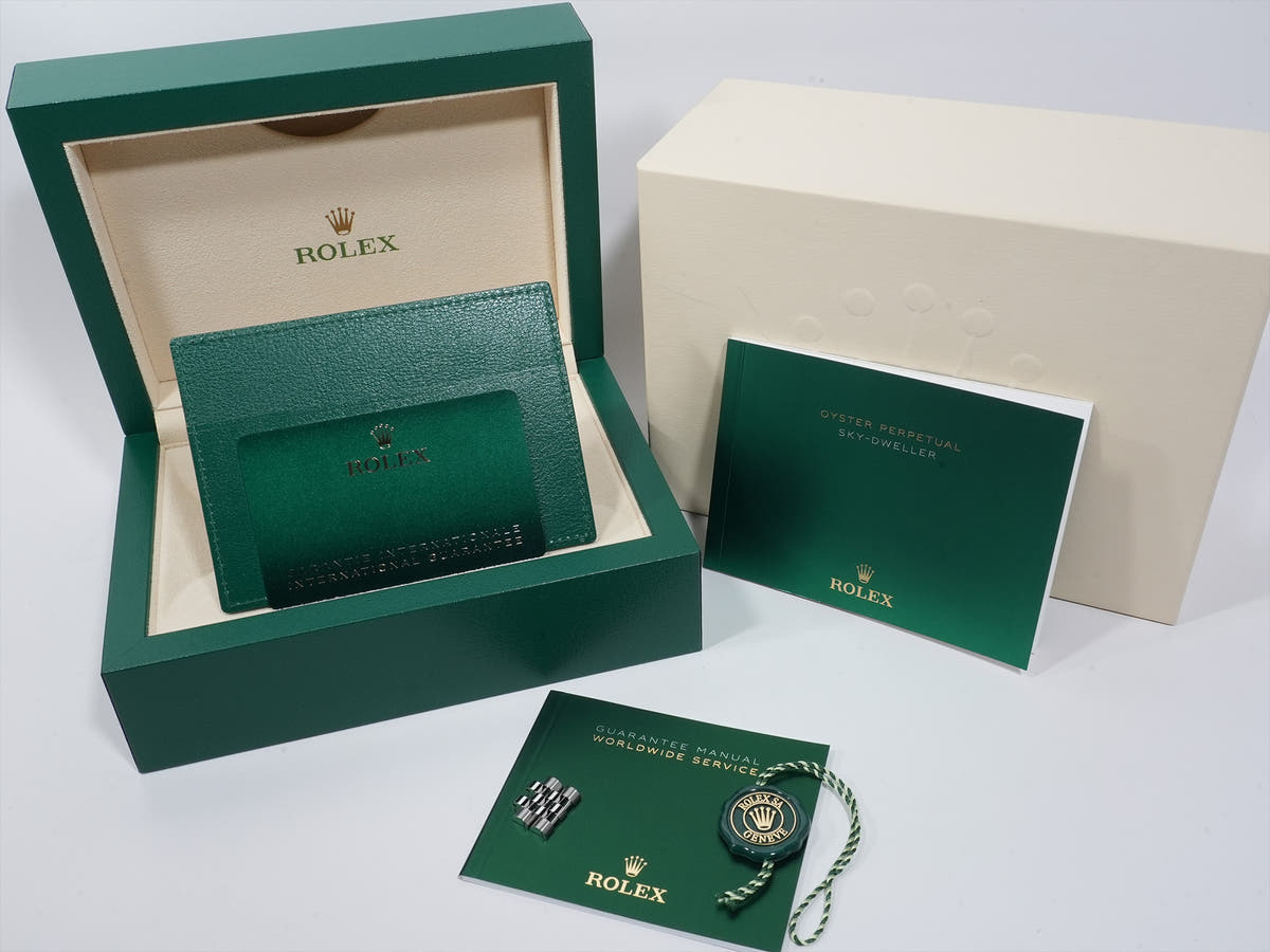 Rolex Sky-Dweller Ref.326934 SS/WG White Dial Jubilee Bracelet Used 6iumhq27
