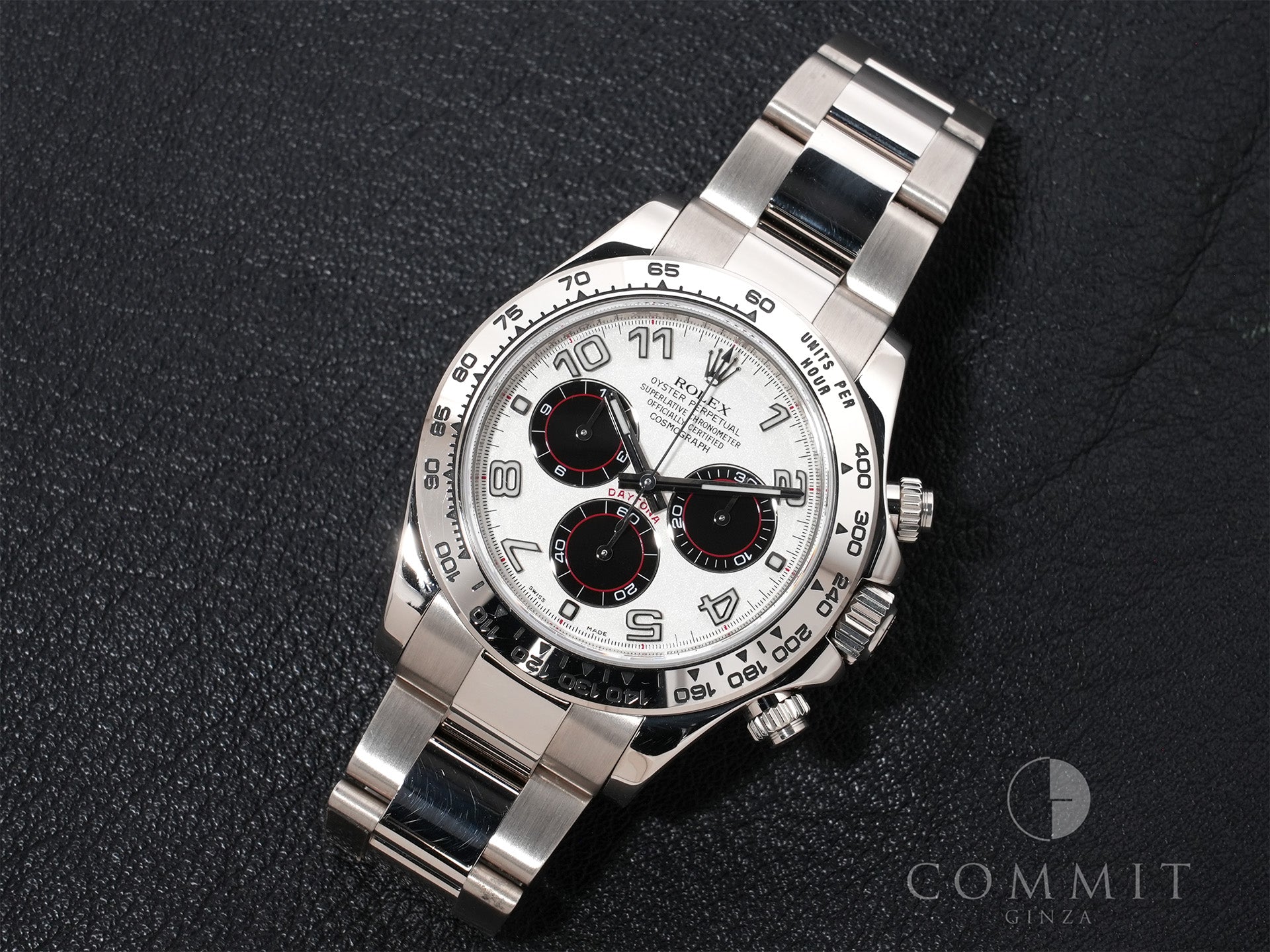 Rolex Daytona Ref.116509 18KWG White Arabic Dial Used 576dmvsu