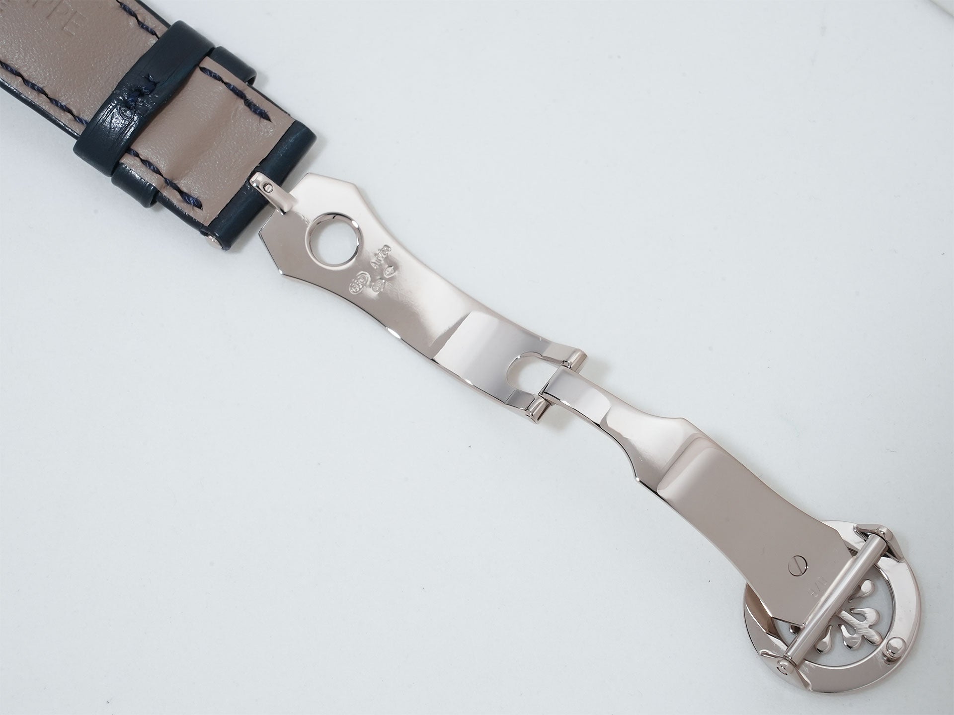 パテックフィリップ コンプリケーション ワールドタイム クロノグラフ Ref.5930G-001 18KWG ブルー文字盤 美品 pf4aa4xb