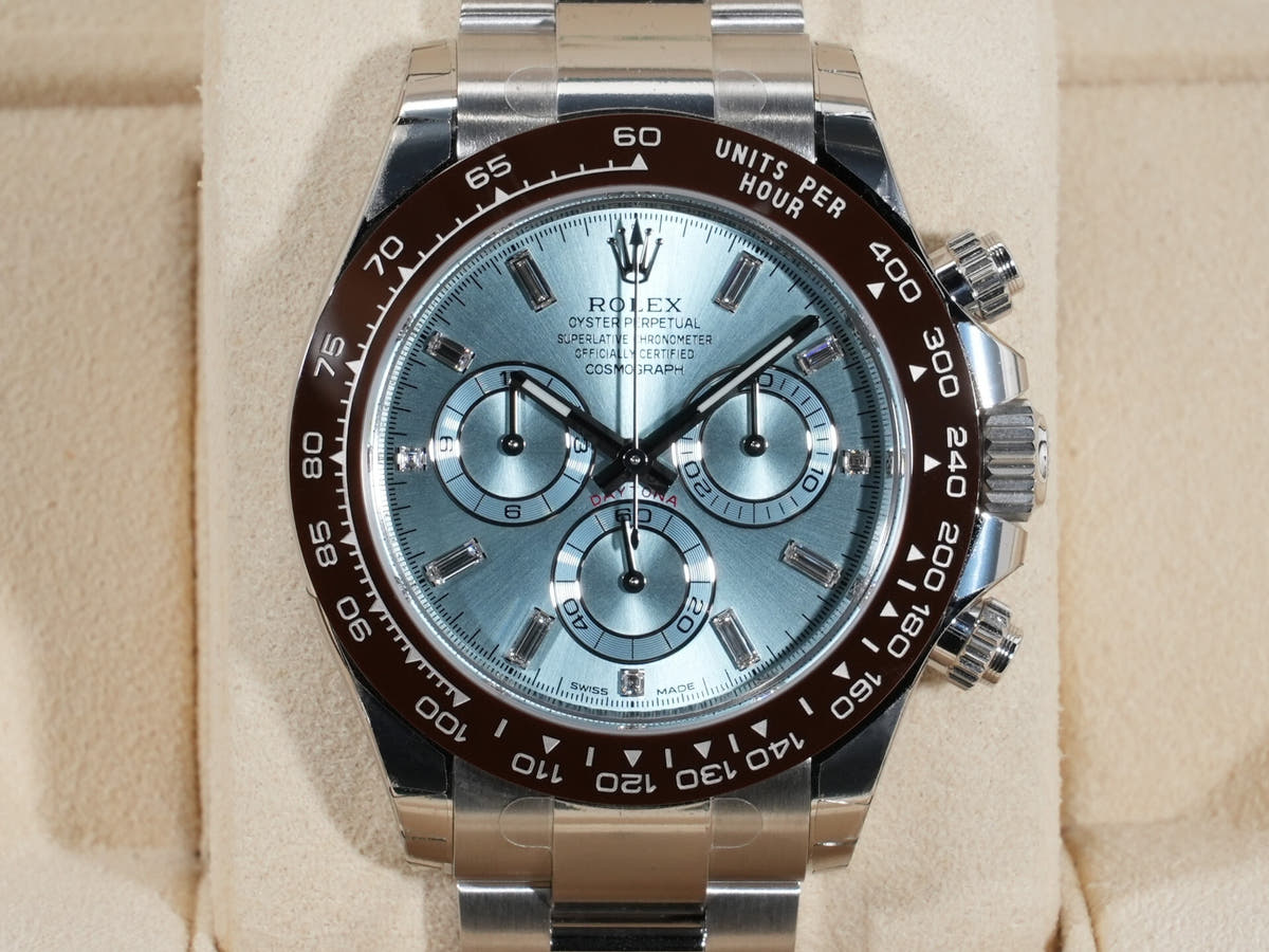 ロレックス デイトナ Ref.116506A PT アイスブルー文字盤 美中古 tqnrk2im
