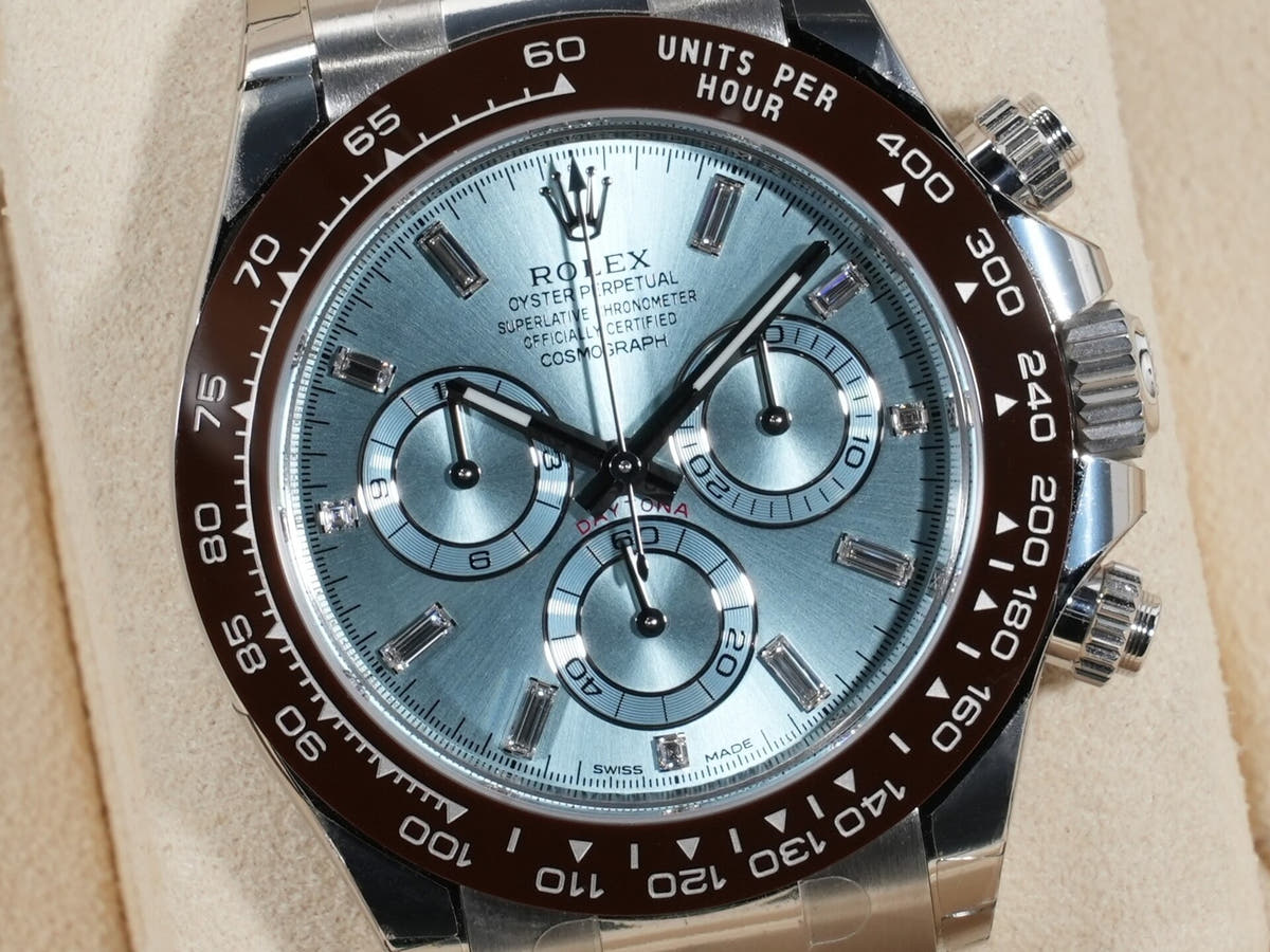 ロレックス デイトナ Ref.116506A PT アイスブルー文字盤 美中古 tqnrk2im