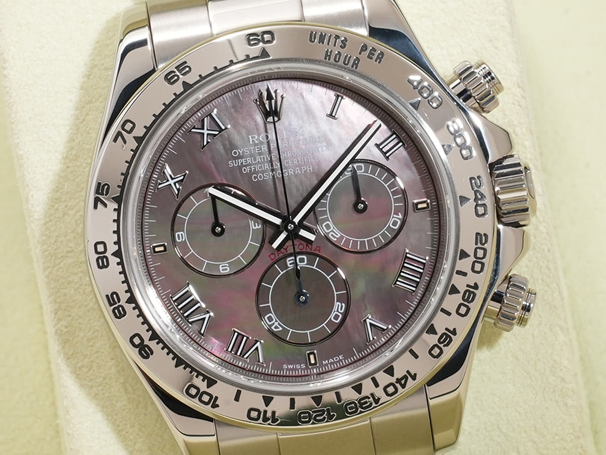 ロレックス デイトナ Ref.116509 18KWG ブラックシェル文字盤 美品 258frfif