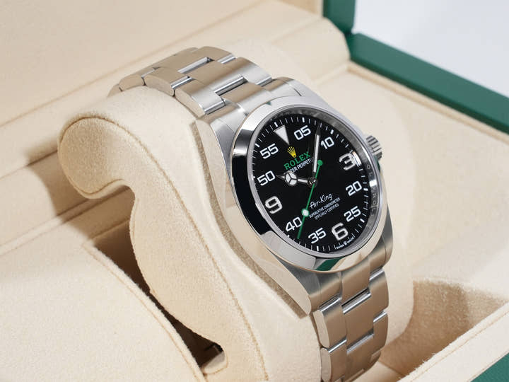 ロレックス エアキング Ref.126900 ステンレススチール ブラック文字盤