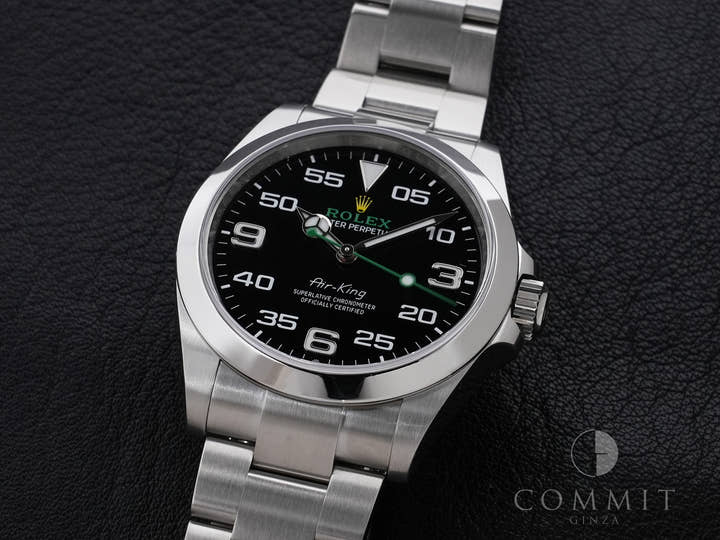ロレックス エアキング Ref.126900 ステンレススチール ブラック文字盤