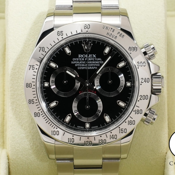 洋楽 aki385 ロレックス デイトナ 116520 ブラック 77j2x5yc 美中古 ｜高級