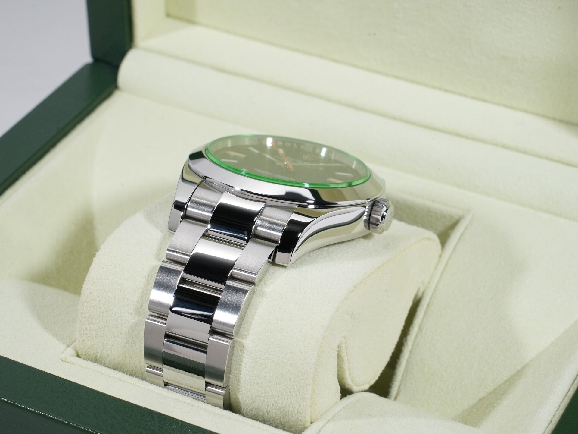 ロレックス ミルガウス Ref.116400GV SS ブラック文字盤 中古 vtnq4jso