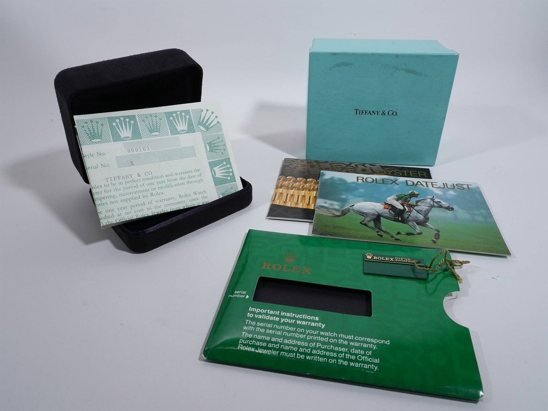 ロレックス デイトジャスト TIFFANY＆CO. Ref.69163 ステンレススチール/イエローゴールド シャンパン文字盤