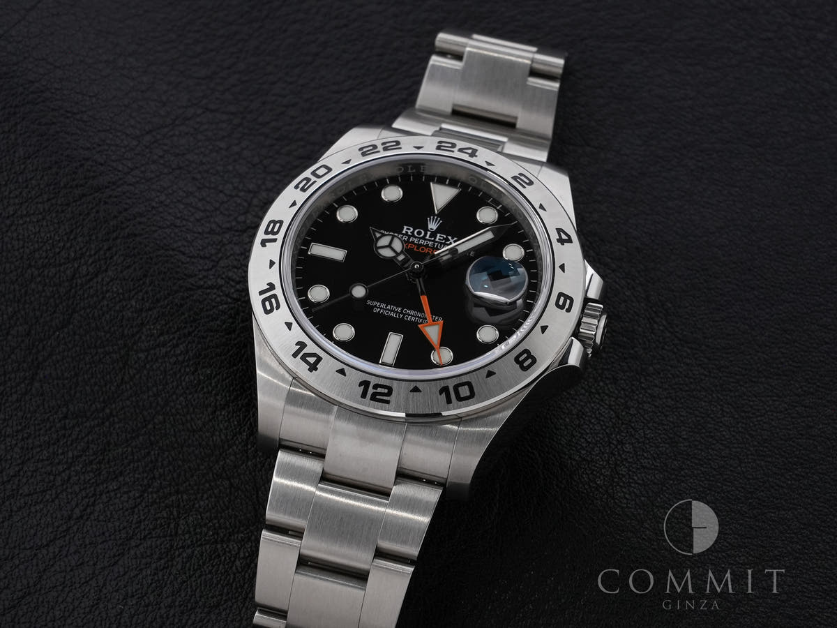 Rolex Explorer II Ref.216570 SS Black Dial Used rehpq9n3