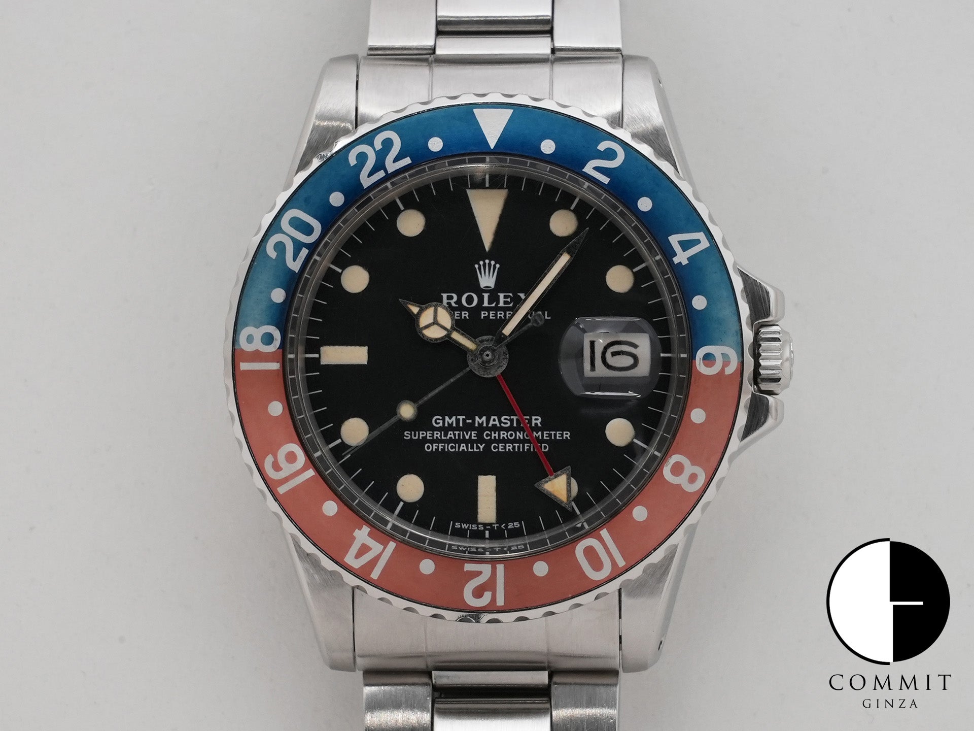ロレックス GMTマスター Ref.1675 SS ブラック文字盤 中古 f5zmiwto