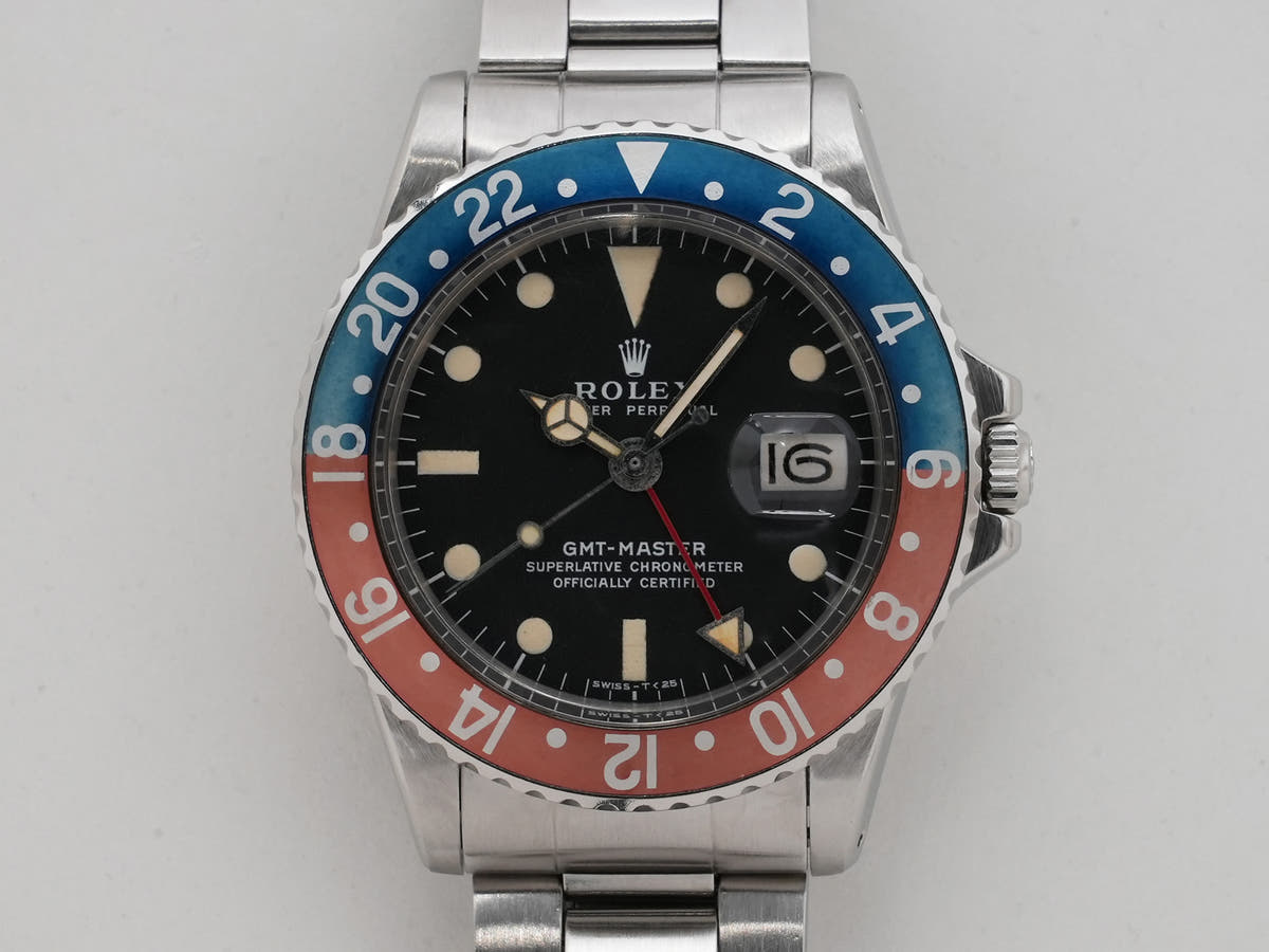 ロレックス GMTマスター Ref.1675 SS ブラック文字盤 中古 f5zmiwto