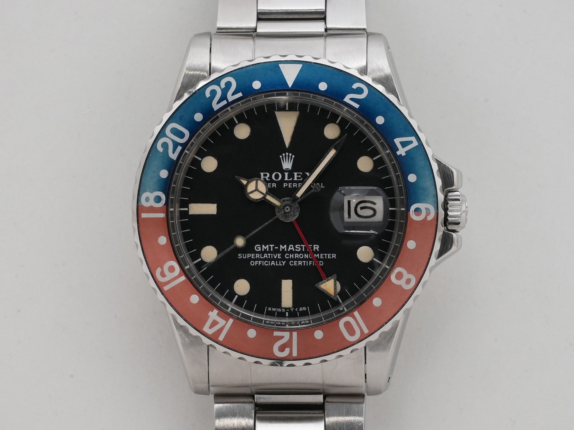 ロレックス GMTマスター Ref.1675 SS ブラック文字盤 中古 f5zmiwto