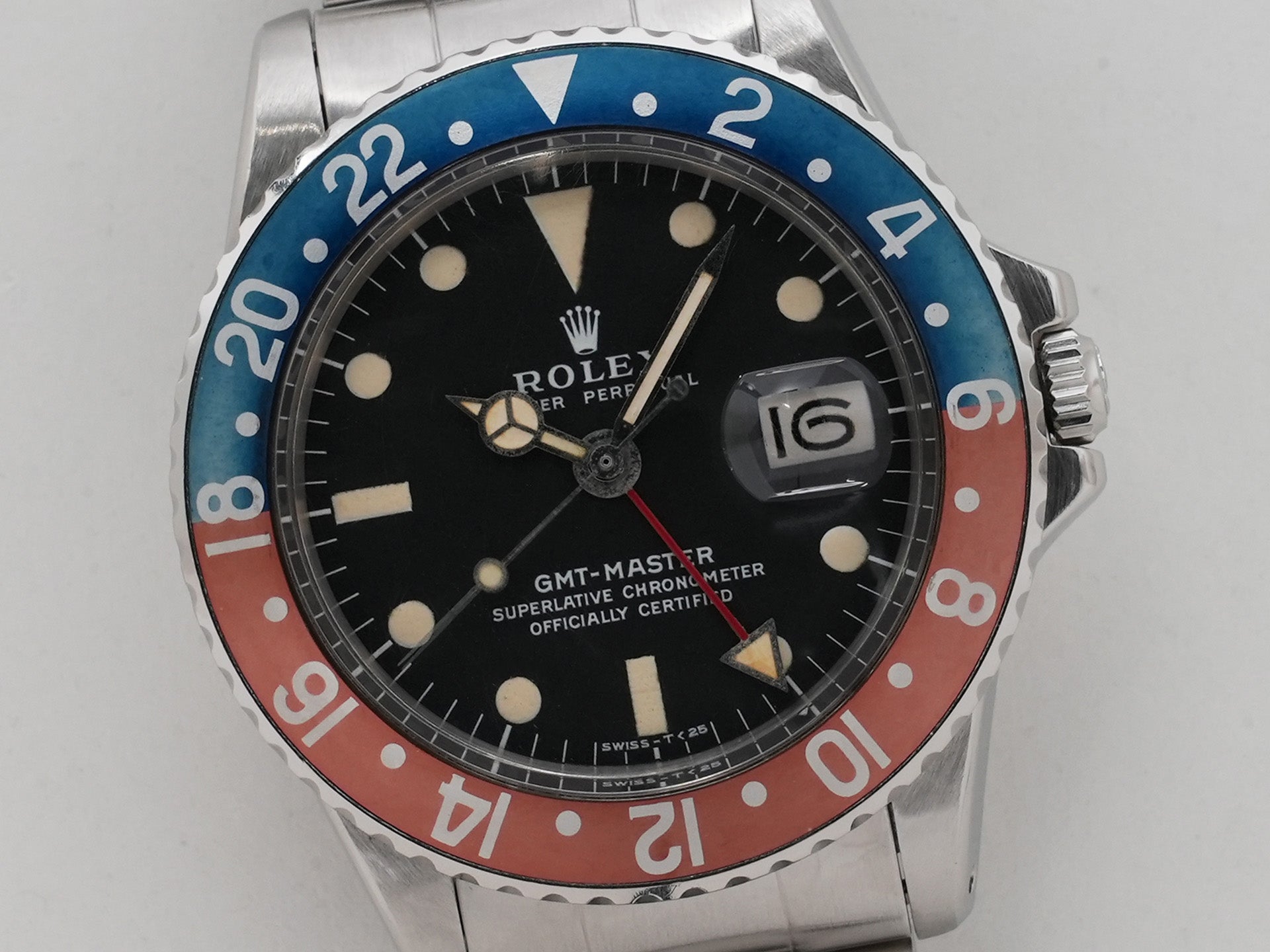 ロレックス GMTマスター Ref.1675 SS ブラック文字盤 中古 f5zmiwto