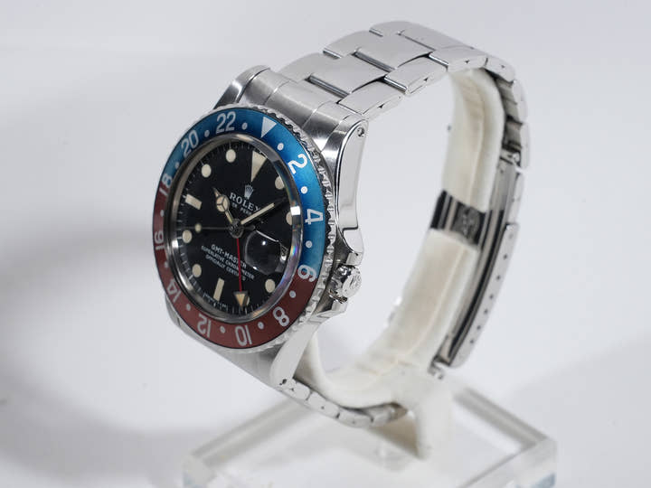 ロレックス GMTマスター Ref.1675 ステンレススチール ブラック文字盤 オイスターブレスレット