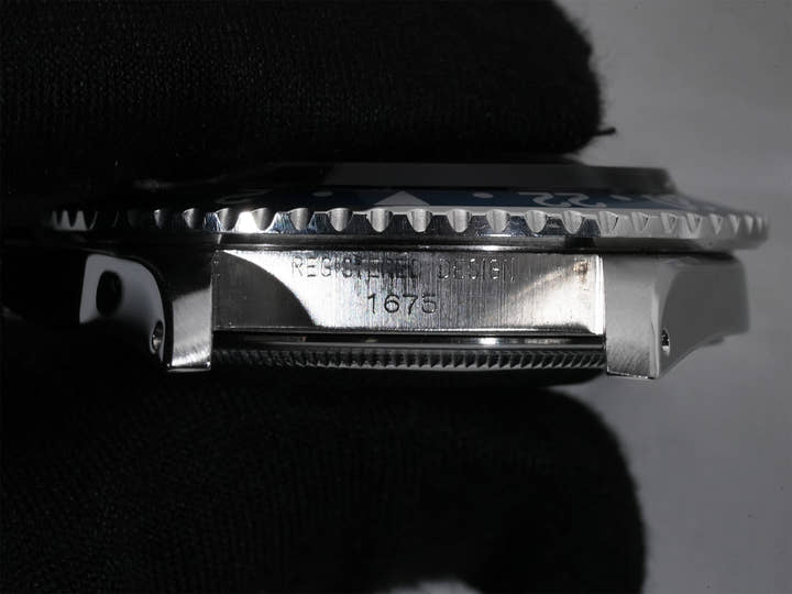 ロレックス GMTマスター Ref.1675 ステンレススチール ブラック文字盤 オイスターブレスレット